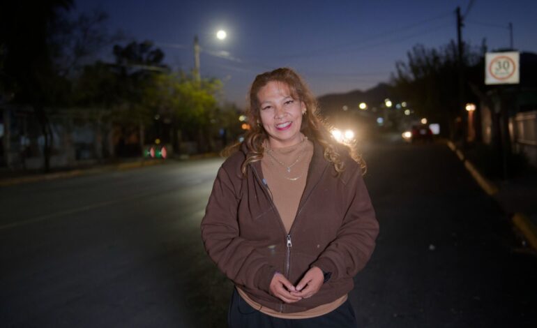  “Con la nueva calle me siento feliz”: Luz Elena Ramírez, habitante de Ciudad Juárez