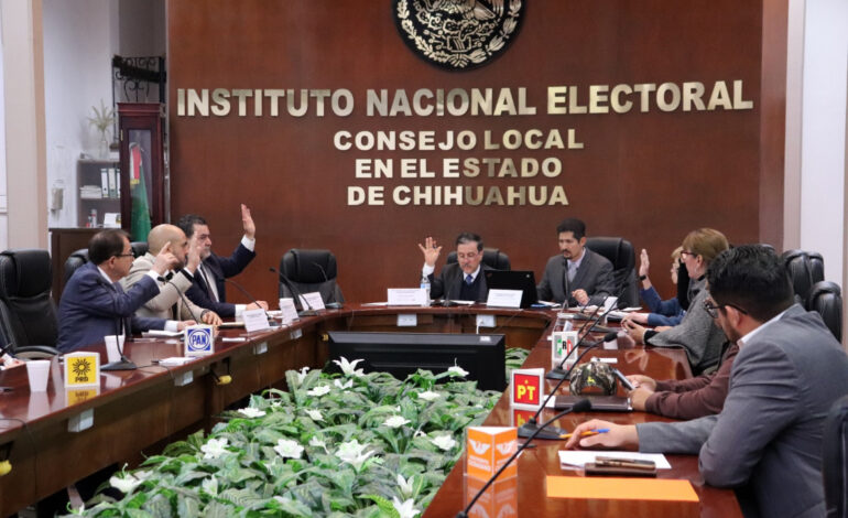  Sesiona Consejo Local del INE; presenta informe sobre el avance del actual Proceso Electoral