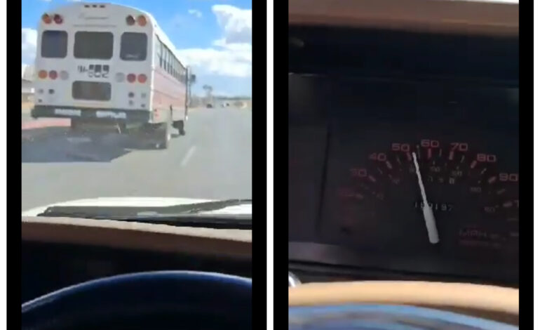  Reportan camión de maquiladora a exceso de velocidad en Periférico de la Juventud