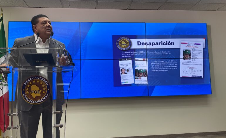  Detenidos por desaparición de Luis Alejandro estarán hoy en audiencia de vinculación, crimen organizado de por medio: Jáuregui