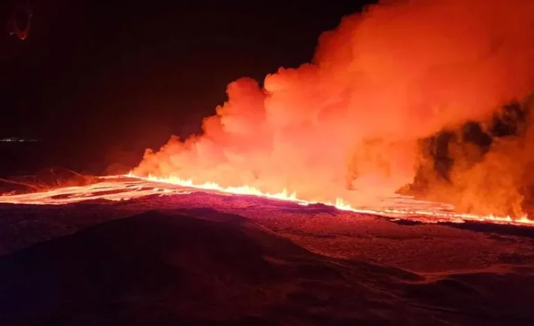  Captan nueva erupción volcánica en Islandia