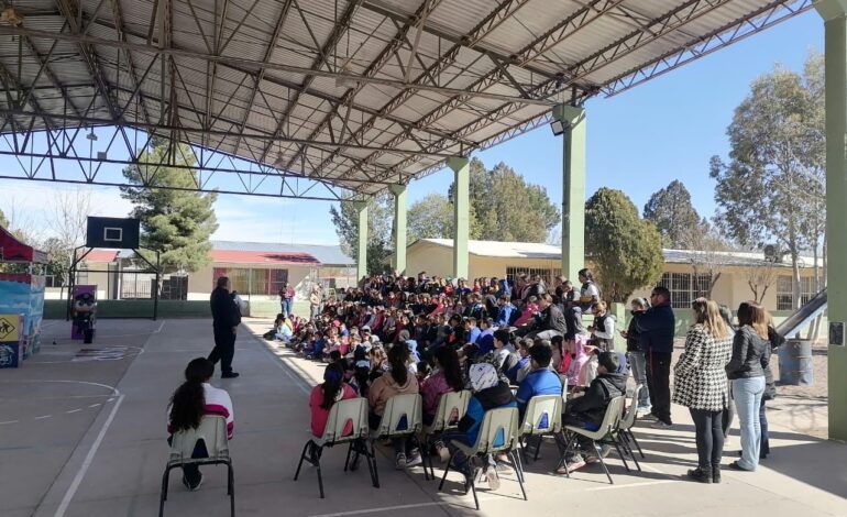  Lleva SSPE actividades de educación vial a escuelas en Chihuahua para mil 500 NNA