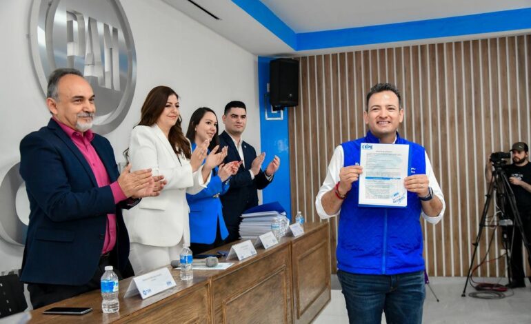  Se registra Marco Bonilla como precandidato del PAN; va por la reelección como Alcalde de Chihuahua capital