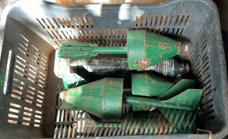  Asegura GN 11 artefactos explosivos artesanales en campamento clandestino en Jalisco