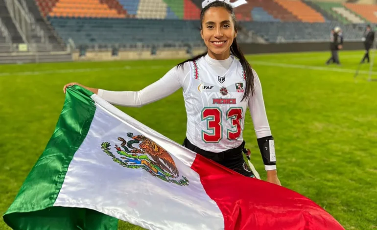  Diana Flores, orgullosa de representar a las mujeres latinas en la NFL