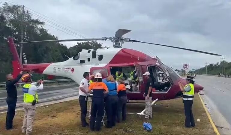  Mueren 5 turistas argentinos en un choque en la carretera Puerto Aventuras-Tulum
