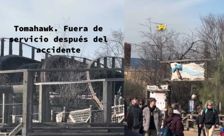  Accidente en parque de diversiones de España deja 14 heridos