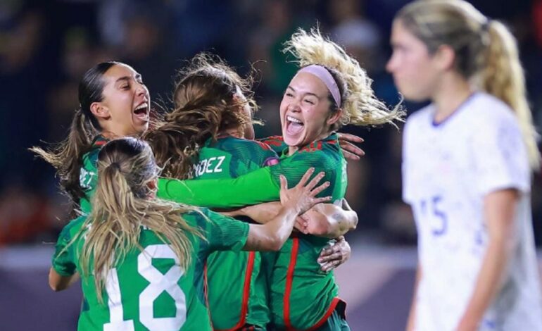  México derrota a Estados Unidos y califica como líder del Grupo A en la Copa Oro Femenil