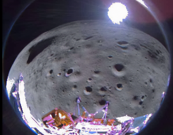 Transmiten las primeras imágenes desde el punto más al sur de la Luna jamás explorado