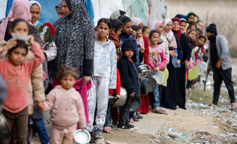  A un paso de la hambruna, una cuarta parte de la población de Gaza: ONU