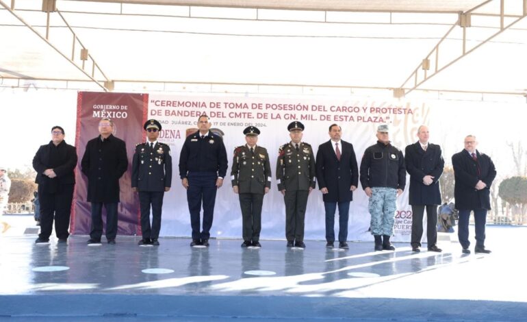  Mantendremos coordinación y cooperación con nuevo Comandante de la Guarnición Militar: Cruz Pérez Cuéllar