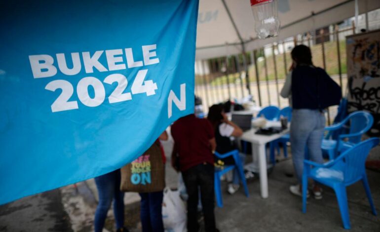  El Salvador celebra elecciones presidenciales; Bukele busca la reelección