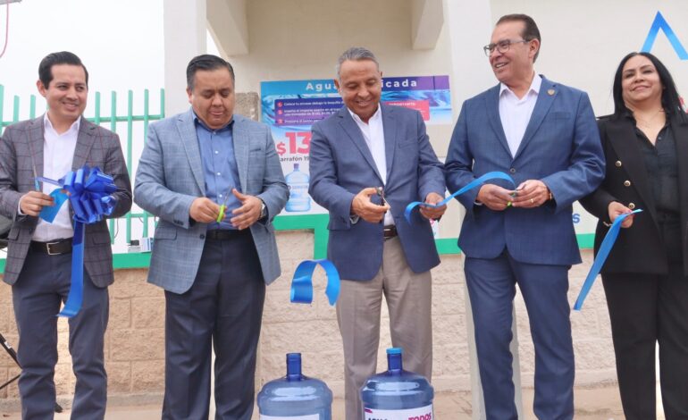  Inaugura JCAS dos plantas purificadoras de agua por ósmosis inversa en la UTCJ