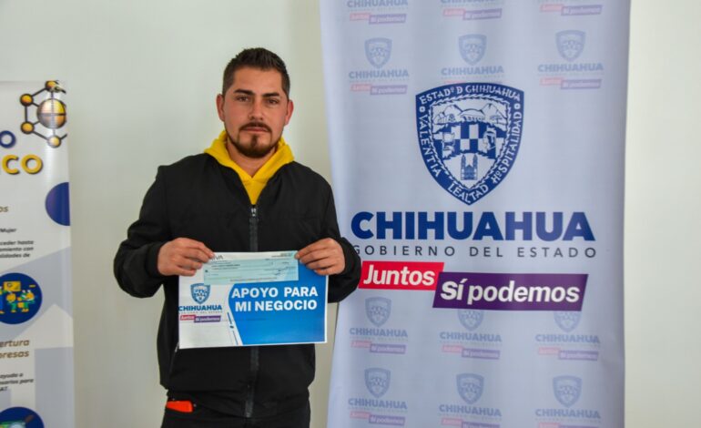  Con más de 500 mil pesos apoyan a negocios de Cuauhtémoc, Bocoyna y Gómez Farías