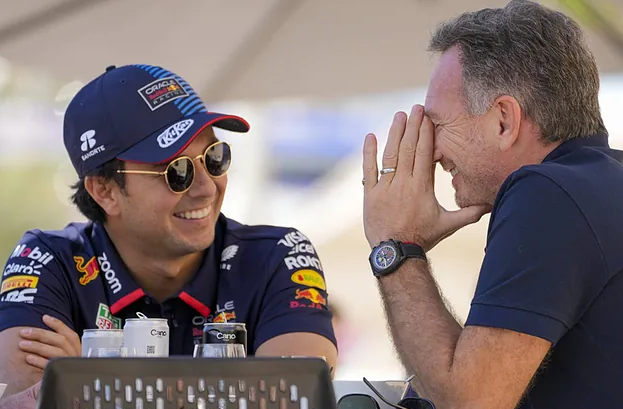  Checo Pérez no se deja contaminar del tema Christian Horner en Red Bull