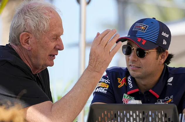  Helmut Marko no ve competencia para Checo Pérez por el asiento en Red Bull