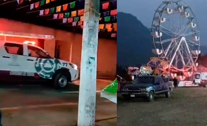  Terror en Veracruz: padre e hijo salen volando de rueda de la fortuna; se encuentran graves