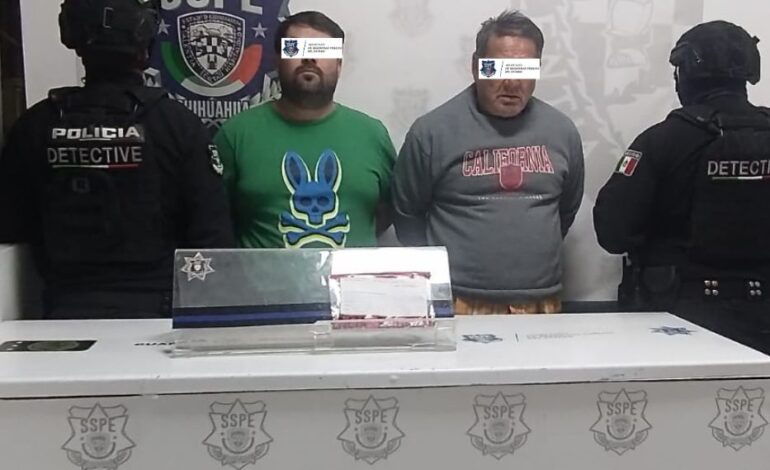  Arresta Policía del Estado a dos por delitos contra la salud y posesión de vehículo robado en Juárez