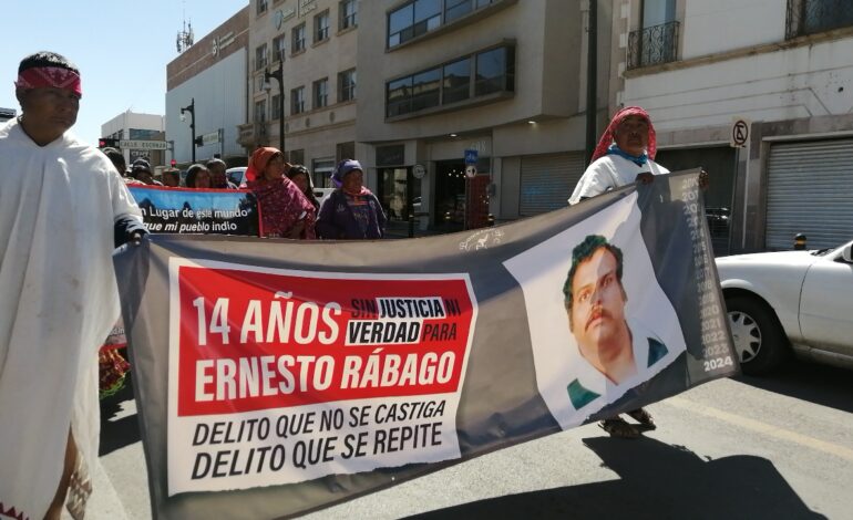  Exigen justicia para Ernesto Rábago a 14 años de su asesinato