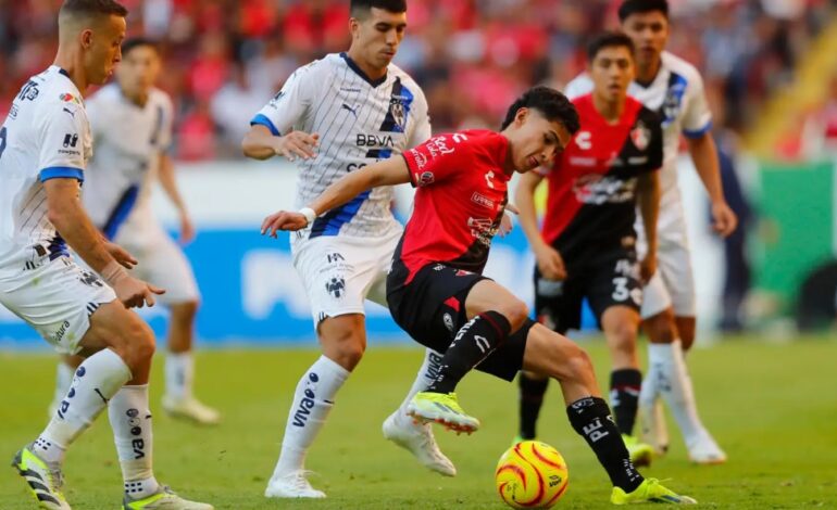  Monterrey vence al Atlas y se consolida en el liderato del Clausura 2024