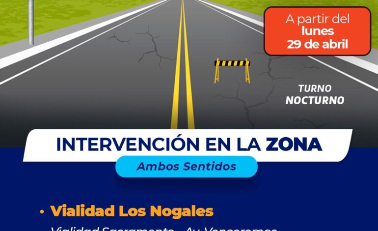  ¡Alerta Vial! Recuerda circular con precaución en vialidad Los Nogales y prolongación Teófilo Borunda