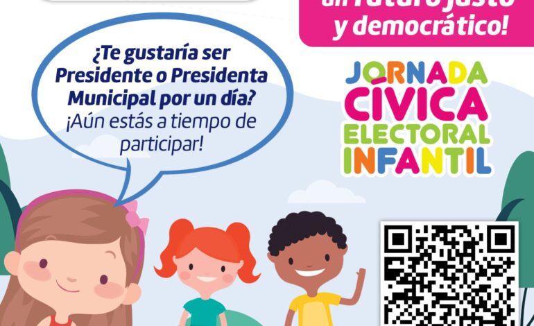  Si quieres ser alcalde o alcaldesa por un día, participa en la Jornada Cívica Electoral Infantil 2024
