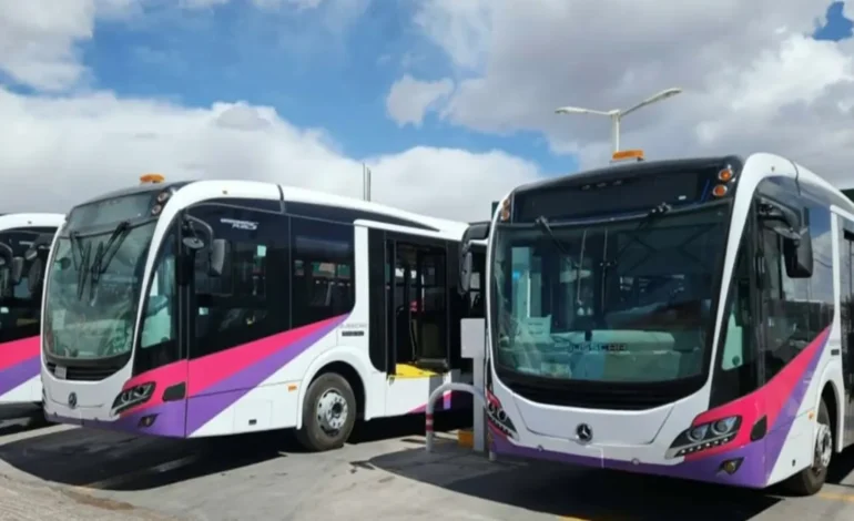  Nuevos camiones serán todos para BRT de Juárez, señala Maru Campos