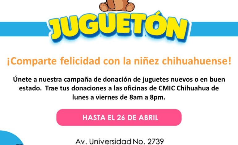  Voluntariado CMIC invita a participar en Juguetón 2024