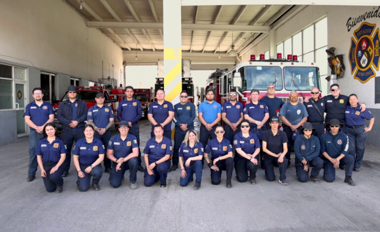  Trabajan 34 bomberos voluntarios en favor de las y los chihuahuenses