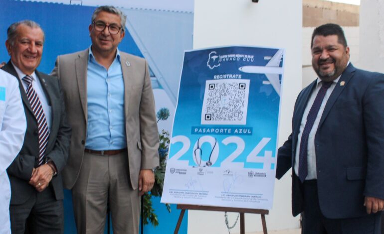 Canaco y Clúster Médico presentan “Pasaporte Azul” 