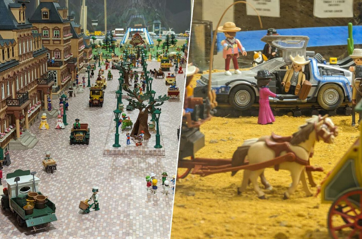  5.000 piezas y una marca de juguetes legendaria: así es la brutal expo de Playmobil celebrada en Puertollano