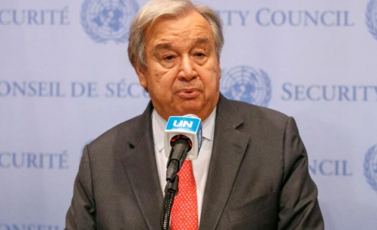  Guterres recuerda que la ley internacional prohíbe las represalias con uso de fuerza