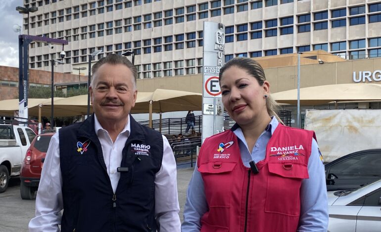  Mario Vázquez y Daniela Álvarez proponen tarjeta “Mi Salud”; ante crisis en el IMSS