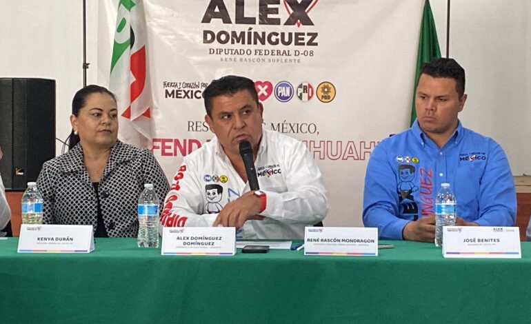  Javier Corral tiene temas corruptos en Chihuahua, es un despropósito de Morena: Alex Domínguez