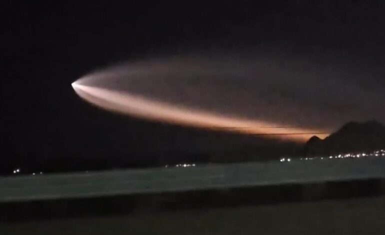  Causa sorpresa el paso del cohete de SpaceX por Chihuahua