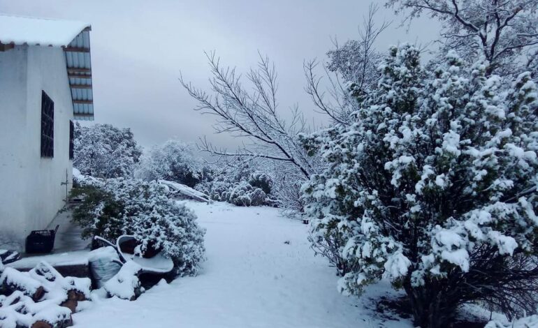  Reporta CEPC caída de nieve en 3 municipios ante el desplazamiento de la Novena Tormenta Invernal