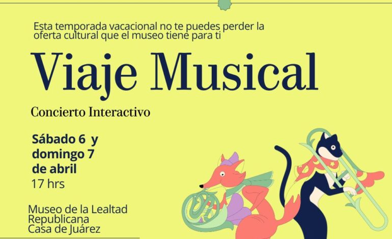  Ofrecerá Museo Casa Juárez conciertos didácticos para niñas y niños