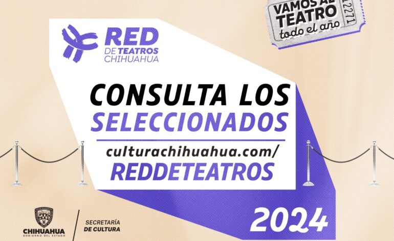  Participarán 35 compañías y artistas en cartelera de Red de Teatros 2024