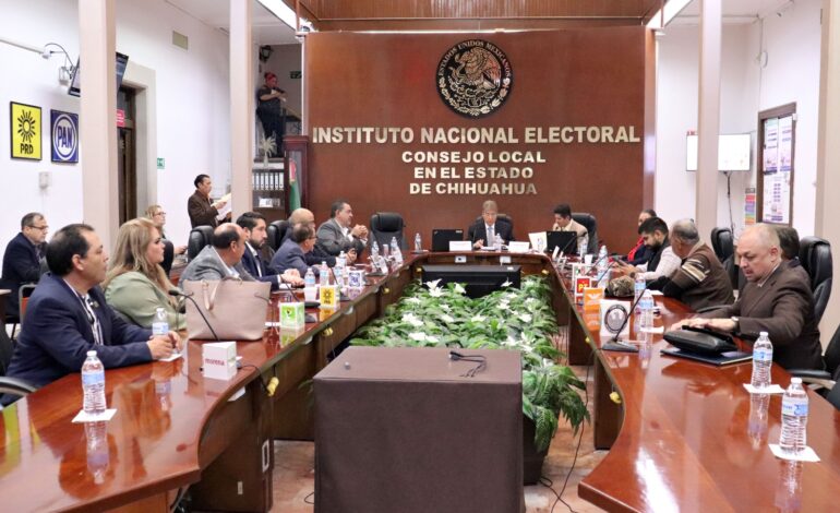  Avanza en tiempo y forma proceso electoral en Chihuahua  