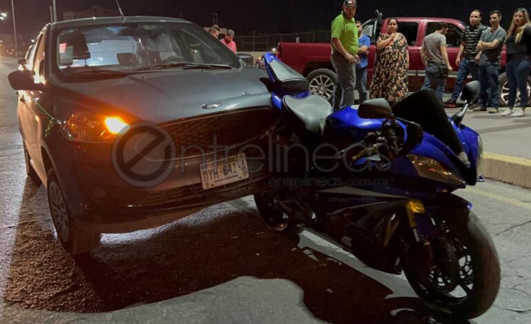  Motociclista es arrollado por conductor de Figo