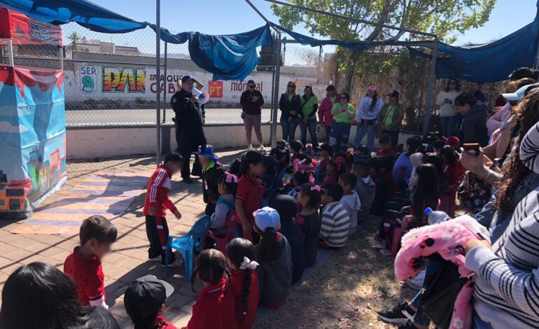  Imparte SSPE charlas de educación vial a niñas y niños en la ciudad de Chihuahua