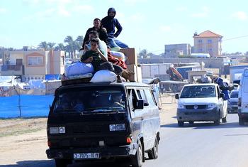  Reporta la ONU que unos 110 mil civiles huyeron de Rafah tras intensificarse los ataques israelíes