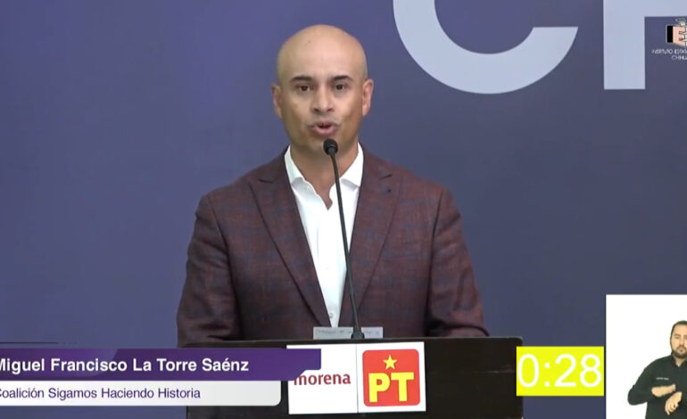  Debate electoral: comprometido con mi comunidad, agradezco a Morena y al PT, señala Miguel LaTorre