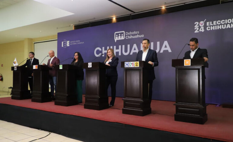  Debaten candidatos a la alcaldía de Chihuahua; aquí puedes seguirlo en vivo