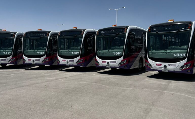 Iniciará BRT el sábado 11 de mayo, listos nuevos camiones para rutas alimentadoras en Juárez