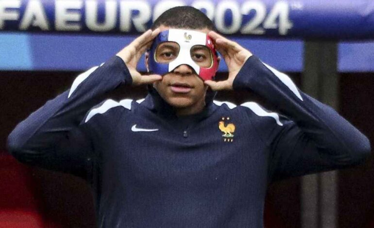  Kylian Mbappé no podrá utilizar máscara tricolor en Eurocopa 2024