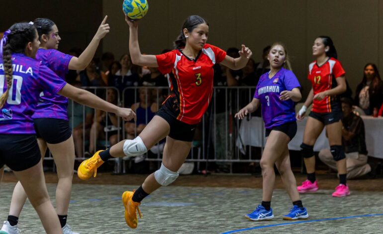  Obtiene Chihuahua medalla de plata en Handball Femenil