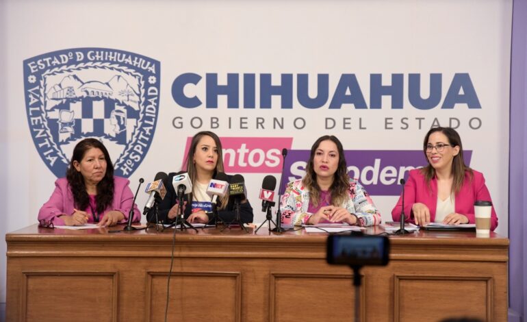  Presentan resultados de “Juntas por ti” en beneficio de las mujeres chihuahuenses