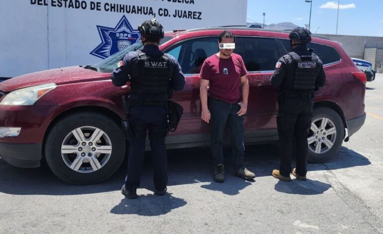  Arresta SSPE a presunto feminicida en Ciudad Juárez