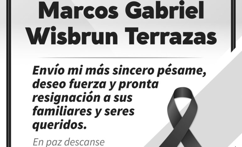  Lamenta gobernadora Maru Campos muerte de directivo de Chachitos; envía condolencias